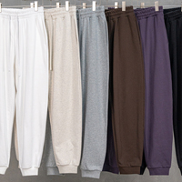 Haute qualité 440G français éponge personnalisé poids lourd survêtement entraînement confortable ample décontracté unisexe pantalons de survêtement et ensemble à capuche