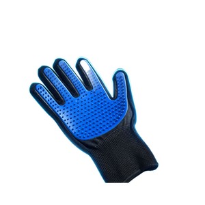 Gants de toilettage pour animaux de compagnie Mian De, bleus, universels pour chats et chiens, peigne de massage, main gauche et droite - Product Image 2