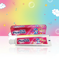 Dentifrice anti-caries à la fraise pour enfants avec logo privé personnalisé Renforce les dents Nettoyage de base Soins des gencives Dentifrice pour enfants