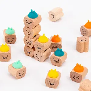 Caixa de madeira para bebês, caixa organizadora para bebês com memória fofa para manter os dentes do bebê, recipiente para a infância