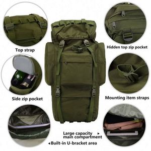 Sac à dos de randonnée multifonctionnel personnalisé Fujian, grande capacité 75L, sac de voyage, sac de rangement durable - Product Image 4