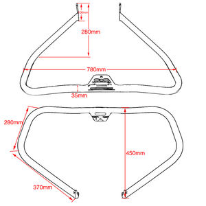 Barres de protection de moteur de moto RP0890-1012 RACEPRO pour <span class=keywords><strong>Harley</strong></span> Davidson <span class=keywords><strong>Softail</strong></span> 2018 2019 2020 2021 2022 2023 - Product Image 6