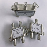 Répartiteur intérieur 4 voies pour réseau FTTH (Fibre à domicile) avec boîtier en alliage de zinc et micro-récepteur pour TV par câble et Wi-Fi