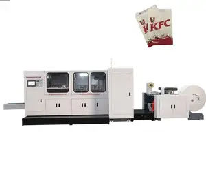 Máquina automática de fabricación de bolsas de papel, fabricante auténtico, un año de garantía