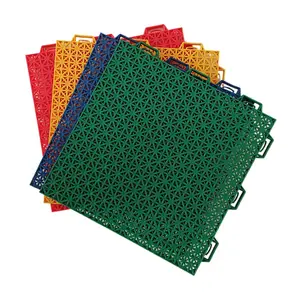 PP Interlocking Flooring Anti Slip Interlocking Outdoor Basketball Badminton Court Floor Tiles Sport Flooring