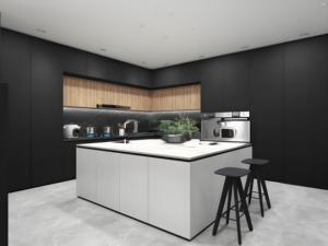 Muebles de cocina personalizados de lujo 2025, fabricante de islas, diseños modernos, armario de cocina para el hogar - Product Image 5