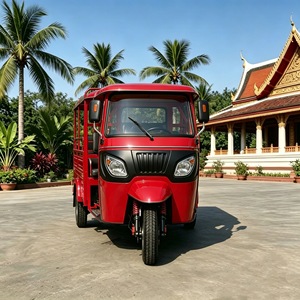 Motocyclette à 3 roues pour charges lourdes, tricycle puissant avec cadre en acier robuste pour la livraison agricole - Product Image 2