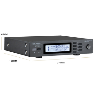 Portable UHF 4 Channel Karaoke Wireless Microphone <strong>Microfone</strong> De Lapela Sem Fio Profissional for Singing/Speech/Recording - Product Image 6