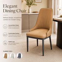 Chaises de restaurant, chaise à coutures courbes avec pieds ronds fins pour hôtel, café, bar, salle à manger, salon, terrasse, sushi, cuisine japonaise