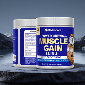 <span class=keywords><strong>Muscle</strong></span> Gain Power para mascotas, masticables suaves, constructor de músculos nutricionales para mascotas para perros, fortalece el mantenimiento del crecimiento muscular - Product Image 4