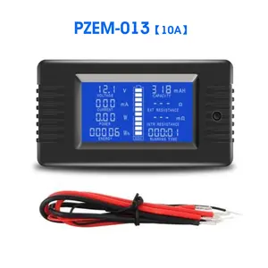 PZEM-013 0-200v 0-10A постоянного тока Амперметр Цифровой тестер аккумулятора цифровой амперметр вольтметр энергии сопротивление мощности Ватт метр