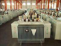 Transformateur électrique Ganzhong S14/S20 200 kVA triphasé à double enroulement immergé dans l'huile, transformateur de puissance industriel 11 kV/10 kV vers 400 V/110 V 50 Hz