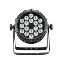 Projecteur LED PAR étanche en aluminium 18*10W RGBW IP65 pour éclairage mural de jardin, parc, événements extérieurs, fêtes et mariages