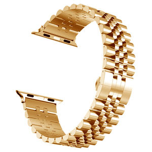 Bracelet en acier inoxydable de luxe <span class=keywords><strong>pas</strong></span> <span class=keywords><strong>cher</strong></span>, fourni par l'usine, pour <span class=keywords><strong>Apple</strong></span> <span class=keywords><strong>Watch</strong></span> 44mm 42mm 40mm 38mm, bracelet métallique pour Iwatch 5 4 3 2 1 - Product Image 5