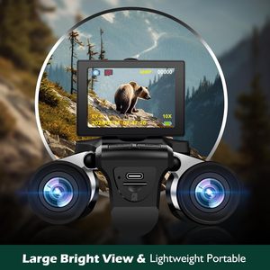Los Mejores Binoculares para Observación de Aves <span class=keywords><strong>con</strong></span> Cámara DT40 Presentan un Potente <span class=keywords><strong>Zoom</strong></span> de 12x32 y una Cámara Integrada de 48MP - Product Image 3