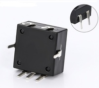 Sakelar Senter Tombol Tekan Sesaat 11.7*11.7MM ON-OFF 7 Pin Bulat Plastik 10A 380V Senter Listrik