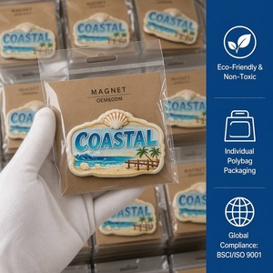 Imán de Refrigerador 3D en Relieve de Aluminio con Diseño de California, 2x3 Pulgadas, Duradero y Personalizable, Recuerdo Costero de Surf para Cocina, Bar y <span class=keywords><strong>Hogar</strong></span> - Product Image 4