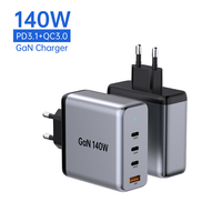 Adaptateur secteur Tommox 140W USB C PD Chargeur rapide pour ordinateur portable Type c Tablette Téléphone intelligent Chargeurs de type c pour ordinateur portable macbook