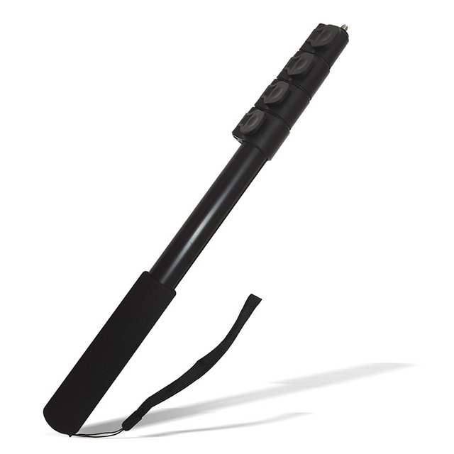 Snap Design 59 Inch 118 Inch Aluminum Alloy Telescopic Monopod Long Selfie Stick for GoPro Outdoor Fold Additional