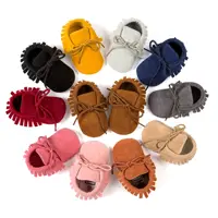 Soft SoleベビーシューズMoccasin女の子Baby First Walker Shoes Toddler PU Leather Non-Slip Newborn Infant Shoes For 0-12M