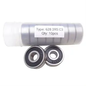 ZYSL 628 2rs mini bearing producer 8*24*8mm deep groove miniature ball bearing 628 zz suppliers