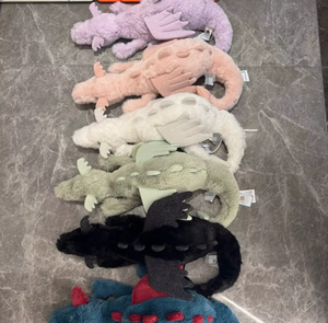 Jelly Cat, juguete de peluche de algodón orgánico, dragón del cielo y Dragón de nieve, esponjoso muñeco de peluche, relleno de PP, almohada ponderada suave - Product Image 1