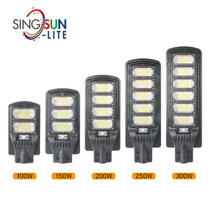 Lampe <span class=keywords><strong>solaire</strong></span> à capteur 100w LED, lampadaire <span class=keywords><strong>solaire</strong></span> 200w, éclairage extérieur IP66, lampadaire <span class=keywords><strong>solaire</strong></span> 300w, projecteur de jardin - Product Image 6