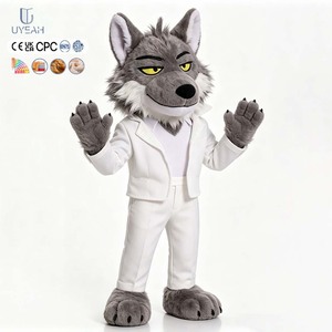 <span class=keywords><strong>Costume</strong></span> <span class=keywords><strong>da</strong></span> Mascotte UYEAH Personalizzabile 3D in Peluche per Adulti e Bambini, Husky Bianco e Nero, <span class=keywords><strong>Costume</strong></span> <span class=keywords><strong>da</strong></span> <span class=keywords><strong>Lupo</strong></span> in Peluche per Adulti su Misura - Product Image 2