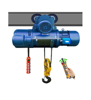 Polipasto Eléctrico de Cable de Alta Calidad, Nuevo Tipo CD1/MD1, 0.1t-30t, Pequeño, con Control Remoto para Grúa Puente