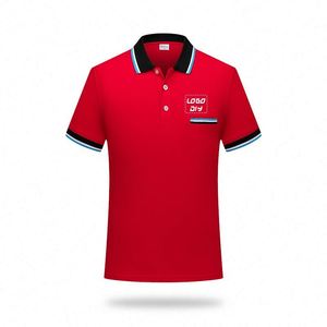 เสื้อโปโลชายแบบใหม่ ลายปักกวาง ผ้าฝ้าย แขนสั้น สไตล์ลำลอง - Product Image 2