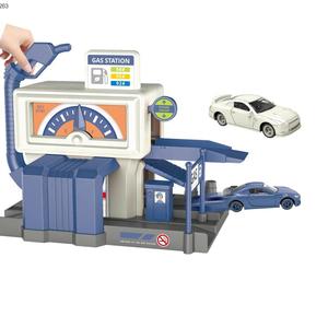 ชุดของเล่นสถานีบริการน้ำมันจำลองที่จอด<span class=keywords><strong>รถ</strong></span>ภูมิทัศน์ขนาดเล็กที่สร้างสรรค์ - Product Image 1