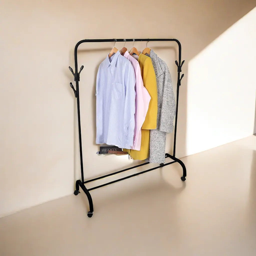 Wholesale Price Shoe And Clothes Rack Modern Design Freestanding Shoes Stand Coat Rack