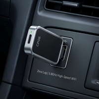 Adaptateur sans fil VASTFLY CP06 2-en-1 CarPlay Android Auto, Interface Bluetooth USB Universelle, Compatible Écrans 9/10 pouces