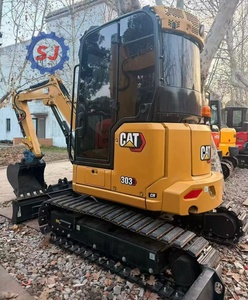 รถขุดตีนตะขาบขนาดเล็ก CAT 303 3 ตัน พร้อมบุ้งกี๋ขุดดินสำหรับใช้งานทางการเกษตร - Product Image 2