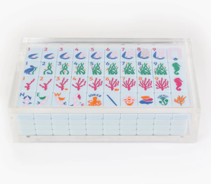 Vente en gros boîte de présentation de carreaux de mahjong lucite à couvercle coulissant transparent en acrylique pour affichage uniquement - Product Image 1