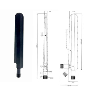 Anten giao tiếp 5G dạng vây cao su, gấp gọn được, sử dụng ngoài trời, hỗ trợ 2G 3G 4G LTE 5G LoRa 2.4G 5.8GHz WiFi BLE - Product Image 5