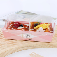 Caja de Pastelería Kraft con Logotipo Personalizado Impreso y Tapa Transparente, Fabricante de Envases de Alimentos Desechables de Alta Visibilidad al por Mayor