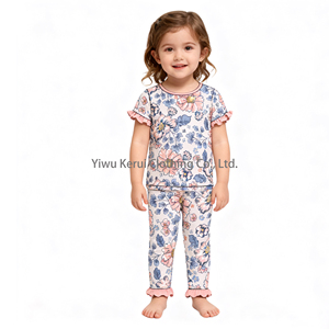 Tutina in Bambù Organico e Spandex Kerui per Neonate e Bambine, Pigiama con Chiusura a Zip per Primavera, ODM 6-9 9-<span class=keywords><strong>12</strong></span> <span class=keywords><strong>Mesi</strong></span> - Product Image 5