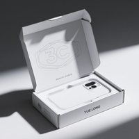 Caja de embalaje de alta calidad Caja de teléfono Caja de papel de embalaje Impresión de logotipo Spot Uv 3C Caja de papel de embalaje de producto digital