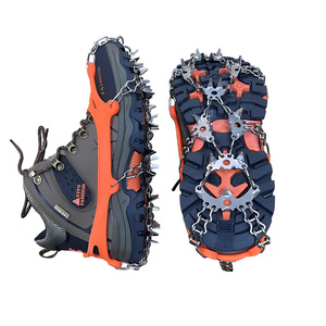 Crampons anti-glace 28/32 dents en acier inoxydable pour surfaces hivernales, neigeuses, humides, sauvetage, escalade, terrain glacé TOUR - Product Image 5