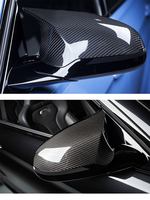 Coques de rétroviseurs en fibre de carbone sèche LHD/RHD pour BMW F80 M3 F82 F83 M4 F87 M2C – Accessoires extérieurs et kits de carrosserie de remplacement