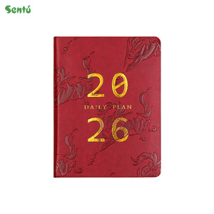 Agenda Giornaliera 2026 B6 <span class=keywords><strong>con</strong></span> Copertina Rigida, Rilegatura Termica, Cucitura in Pelle, Pagine per Pianificazione Lavoro, Colore Personalizzabile - Product Image 1