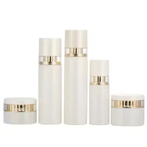 Luxury custom toner lotion serum cream glass bottles cosmetic packaging supplier cosmetic glass container
