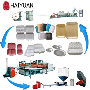 Bọt món ăn Máy làm Polystyrene nhựa nhỏ thực phẩm Tấm hộp Khay chân không tự động tạo thành máy - Product Image 1