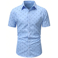 Chemise habillée pour homme, coupe confortable, imprimé à pois, respirante et à séchage rapide, idéale pour l'été et les trajets professionnels, service OEM inclus