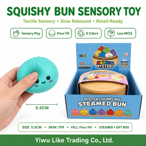 2026 Nuevo Juguete Blandito Antiestrés de Panecillo al Vapor Misterioso, Caja Sorpresa de Color Aleatorio, Regalo para Adultos, TPR <span class=keywords><strong>Harina</strong></span> 5.5 - Product Image 2