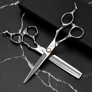 Tijeras de 6,88 pulgadas Diseño de acero inoxidable Tijeras de peluquero de alta calidad Herramienta de peluquería Tijera de corte de pelo - Product Image 3