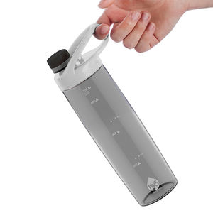 Nuovi fornitori alla moda bottiglia d'acqua in plastica trasparente a prova di perdita colorata grande portatile stampata di marca - Product Image 3