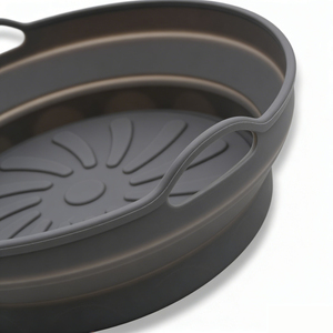 กระทะทรงกลมแบบคลาสสิก ด้ามจับซิลิโคน ใช้กับเตาอบและไมโครเวฟได้ ทำความสะอาดง่าย พร้อมส่งจากคลังสินค้าในสหรัฐอเมริกา - Product Image 2