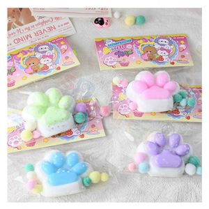 Ultra Soft 8PCS <b>Cat</b> Paw Mochi <b>Squishy</b> Ball Set Sensory Fidget Stress Relief Therapy Kawaii <b>Squishy</b> Toy Material for 5 to 7 Years - Product Image 4